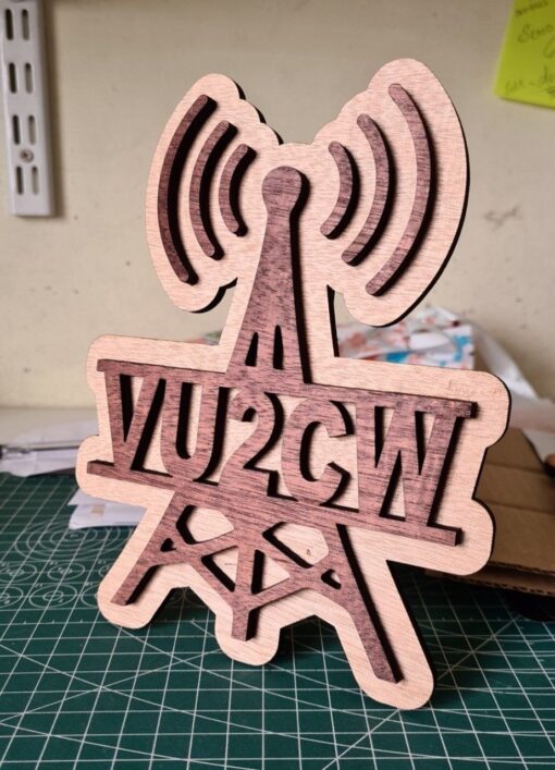 Amateur Radio Callsign Standee