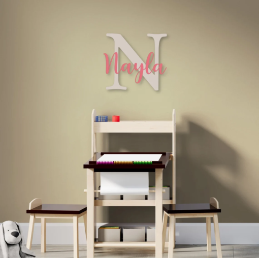 Wood Name Sign for Baby