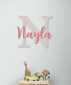 Wood Name Sign for Baby