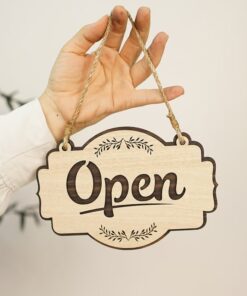 Open Closed door sign