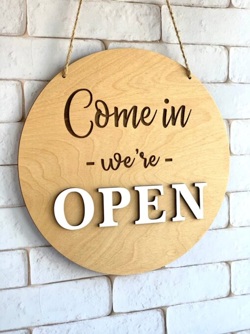 Open Closed door sign