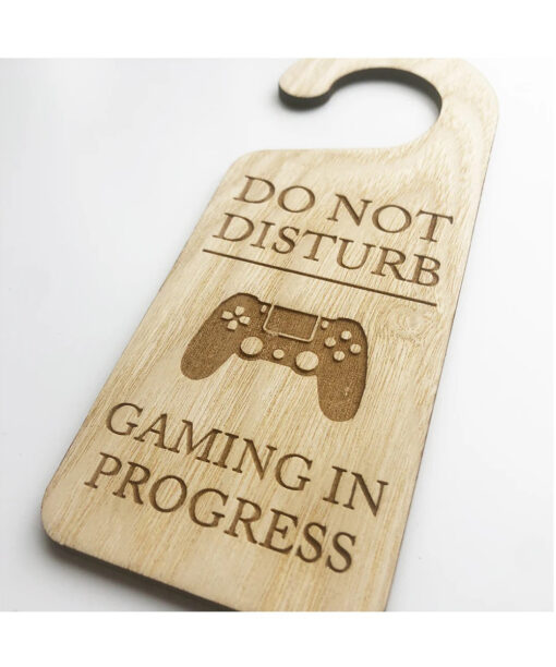 Gaming Door Knob Sign