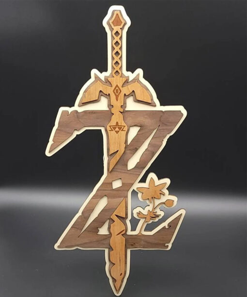 Zelda logo wall Hanging